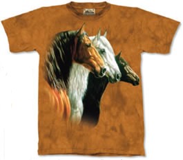 Click to see larger Three Horse Portrait t-shirt image